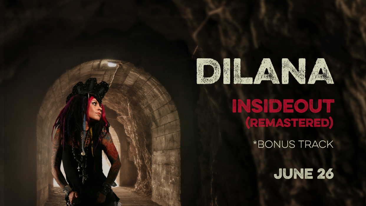 InsideOut (Remasterd) by Dilana, promo image for use on Facebook.