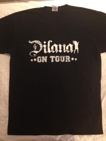 Dilana On Tour shirt, logo and text only